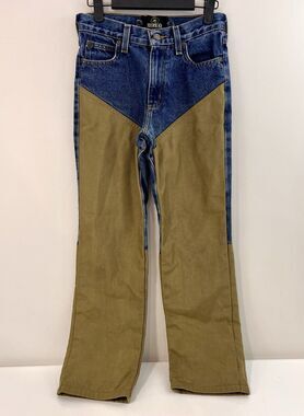 RedHead Boys Size 12 Roughneck Field Pants Canvas Faced Denim Brush Guard Jeans
